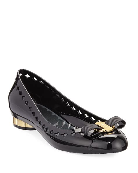 salvatore ferragamo jelly flats replica|Ferragamo vara bow jelly.